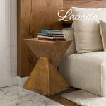Levede Side Table Coffee Terrazzo Magnesia Concrete Stool Stand Outdoor
