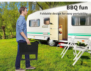 Charcoal BBQ Grill Portable Hibachi Barbecue Outdoor Foldable Camping Picnic