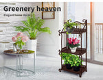 Levede Plant Stand 3/4/5 Tiers Outdoor Indoor Metal Flower Rack Garden Shelf
