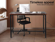 Levede High Bar Table Office Desk USB Charge Vintage Industrial Dining 110x60CM