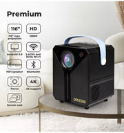 Mini Projector 4K Bluetooth WiFi 1080P Home Theater 5G USB HI-FI 8000 LU