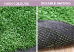 Marlow 10-100SQM Artificial Grass Synthetic Turf Plastic Fake Lawn Flooring 17mm