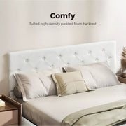 Levede Queen Bed Frame Fabric Tufted Wooden Mattress Base 4 Storage Drawer