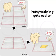 Pawz Puppy Training Pad Pet Dog Cat Potty Pee Super Absorbent 200pc 60x60cm Pink