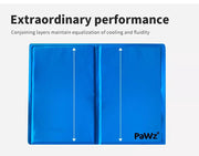 Pawz Pet Cool Gel Mat Cat Bed Non-toxic Cooling Dog Summer Puppy Sizes Fast Post
