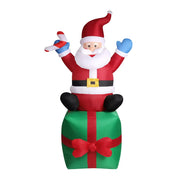 Santaco Inflatable Christmas Outdoor Decorations Santa LED Lights Xmas Party