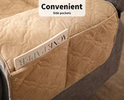 Marlow Recliner Sofa Chair Cover Slipcover Protector Non-slip Waterproof M Grey