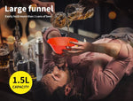 Beer Bong Funnel Party Drinking Games Alcohol Booze Scull Hose Tube Bongs Game
