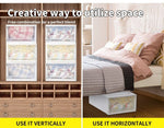 Storage Drawers Clothes Organiser Box Large Plastic Stackable Wardrobe Container