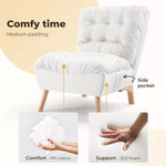 Levede Sofa Ottoman Set Accent Recliner Convertible Chair Lounge Gaming Couch