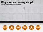 Traderight Garage Seal Door Weather Strip Soild Rubber Threshold Waterproof 3M