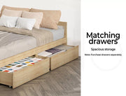 Levede Wooden Bed Frame Queen Double King Single Rustic Mattress Base Timber