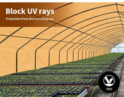 Mountview Shade Cloth Shadecloth Sun Sail Garden Canopy 70% Cover Awning 3.66x20