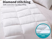 Dreamz 700GSM All Season Goose Down Feather Filling Duvet in Single Size