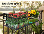 Levede Plant Stand Outdoor Indoor Home Decor Hanging Flower Garden Wall Shelf