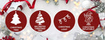 Santaco Inflatable Christmas Outdoor Decorations Santa 1.8M LED Lights Party