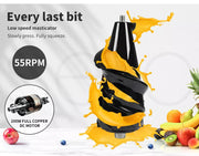 Slow Juicer Cold Press Juicers Extractor Whole Fruit Vegetable Health Processor
