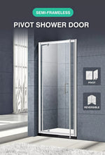 Levede Shower Screen Screens Door Seal Enclosure Glass Panel Frameless Pivot