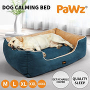 Pawz Pet Calming Bed Dog Warm Soft Plush Double-sided Cushion Removable Washable