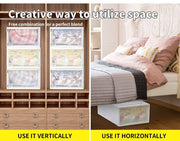 Storage Drawers Clothes Organiser Box Large Plastic Stackable Wardrobe Container