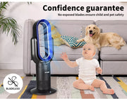Spector Bladeless Fan Cooler Heater 2 In 1 Air Cool Sleep Timer Remote Control