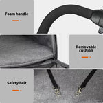 Pawz 2-tier Pet Stroller Double Dog Pram Cat Carrier Travel Pushchair Foldable