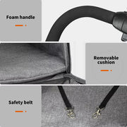 Pawz 2-tier Pet Stroller Double Dog Pram Cat Carrier Travel Pushchair Foldable