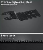 Traderight 20 Pcs Oscillating Multi Tool Saw Blades Workshop Metal Wood Carbide