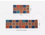Marlow 2x Kitchen Mat Set Floor Rugs Boho Rug Area Carpet Non-Slip Door Mats