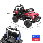 Bopeep Kids Ride On Car Electric Jeep Off Road Toy Remote Control Dual Motor Red