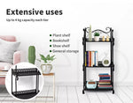 Levede Plant Stand 3 Tiers Outdoor Indoor Metal Flower Pots Rack Garden Shelf