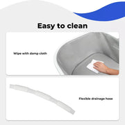 Pawz Pet Grooming Bath Tub Elevated Dog Shower Basin Foldable Adjustable Height