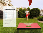 Bopeep 2PCS Kids Bean Bag Toss Cornhole Game Set Children Wooden Outdoor Toys