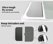 Manan Sliding Window Caravan Motorhome Float Horse RV UTE Camper 600mmx500mm