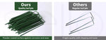 Marlow 100PCS Synthetic Artificial Grass Pins Turf Pin U Fastening Lawn Weed Mat