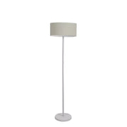 Emitto Modern LED Floor Lamp Stand Reading Light Home Decor Indoor Linen Fabric