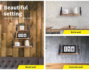 Levede Floating Shelf Brackets Display Shelves Bookshelf Wall Mount Rack Storage