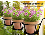 3xLevede  Plant Stand flower Holder Hanging Pot Basket Plant Garden Wall Storage