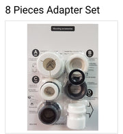 New 8 Pieces Adapter SetForLarge Plastic Diverter For Kangen Machine K8 SD501 