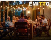 Emitto 20M Festoon String Lights Kits Christmas Wedding Party Indoor/Outdoor