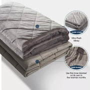 Dreamz Weighted Blanket Heavy Gravity Deep Relax Sleep 5/7/9KG Adult Kid Double