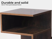 Levede 2x Bedside Tables Wood Side End Table Nightstand Storage Cabinet Bedroom
