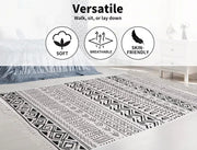 Marlow Floor Rug Boho Area Rugs Tassel Washable Living Room Bedroom Carpet
