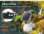 Lambu Solar Oxygenator Air Pump Powered Pool Water Pond Outdoor Fish Oxygen Tank
