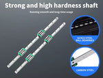 Traderight Linear Guide Rail 2PCS 800MM+ 4PCS HGH20CA Slider Block CNC