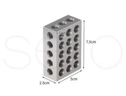Traderight 123 Block Set 1-2-3 Blocks 23 Holes Machinist Woodworking Workshop