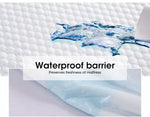 Dreamz Cooling Mattress Protector Fitted Sheet Cover Waterproof Queen King.