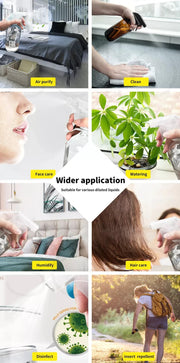 500ML Amber Glass Trigger Spray Bottle Essential Oil Aromatherapy Dispenser 4/6X