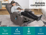Levede Electric Massage Chair 8-point Recliner Heated Armchair Leathaire Lounge