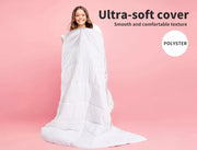 Dreamz Microfibre Quilt Doona Duvet Winter Summer Comforter Microfiber 400GSM